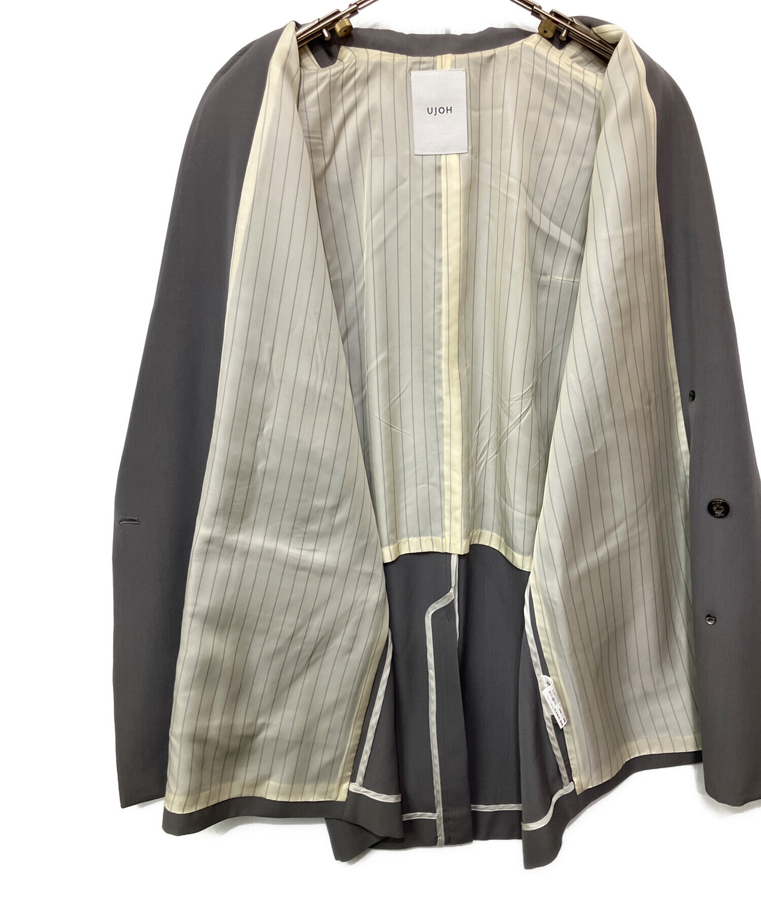 中古・古着通販】UJOH (ウジョー) 6BW Oversize Vest グレー サイズ:2