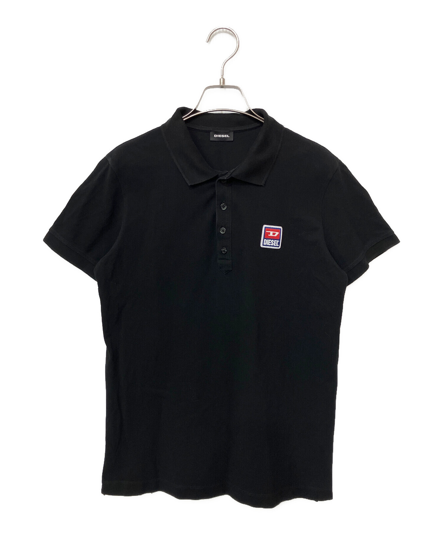 中古・古着通販】DIESEL (ディーゼル) ポロシャツ ブラック サイズ:M 