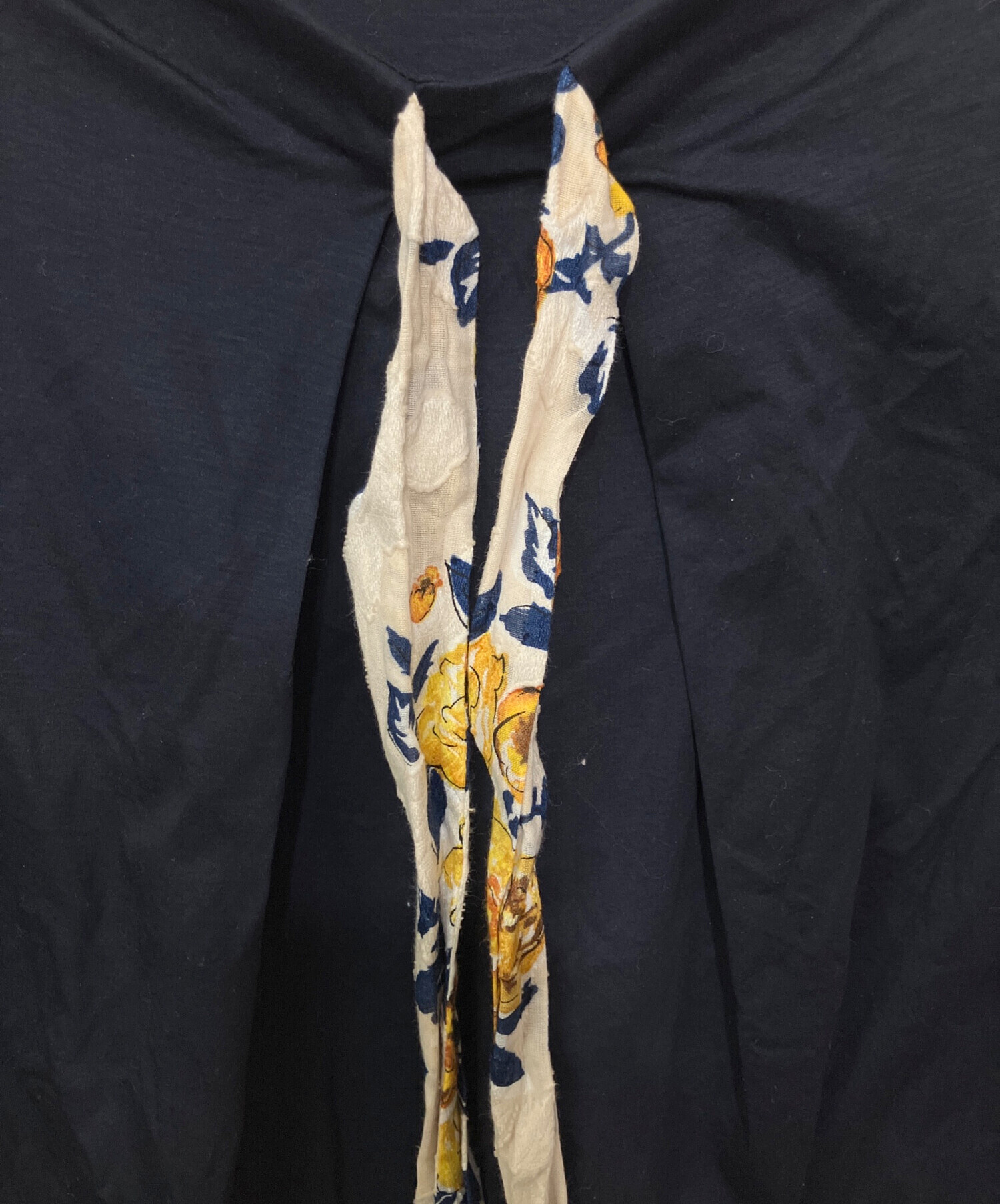 BURBERRY BLUE LABEL バックリボン パフ袖カットソー y2k バーバリーブルーレーベルBURBERRY BLUE LABEL フロントロゴバック