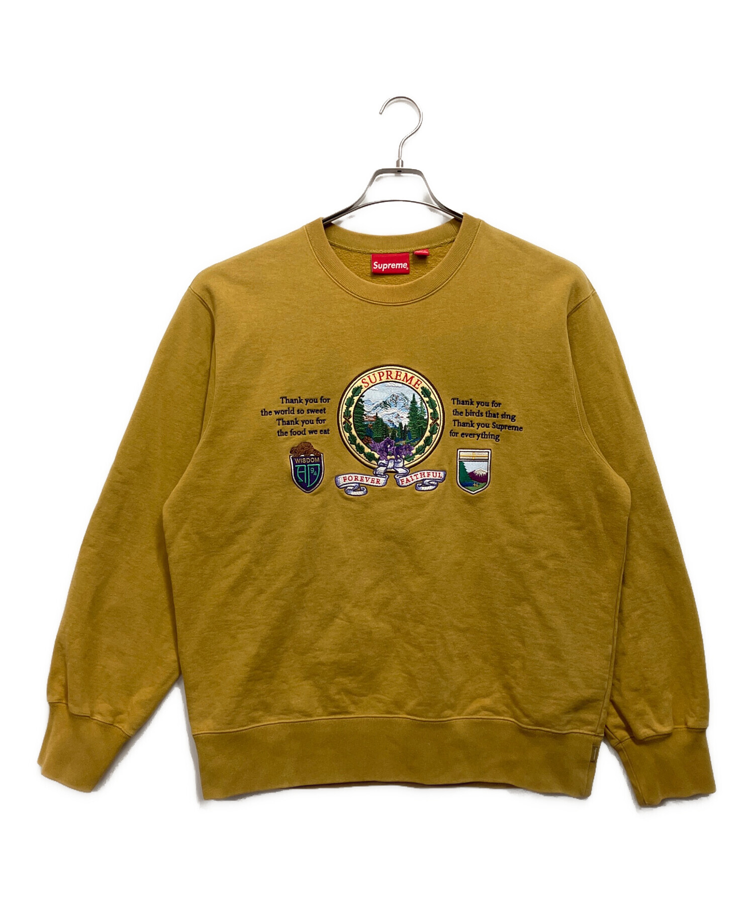 中古・古着通販】Supreme (シュプリーム) スウェット イエロー サイズ 