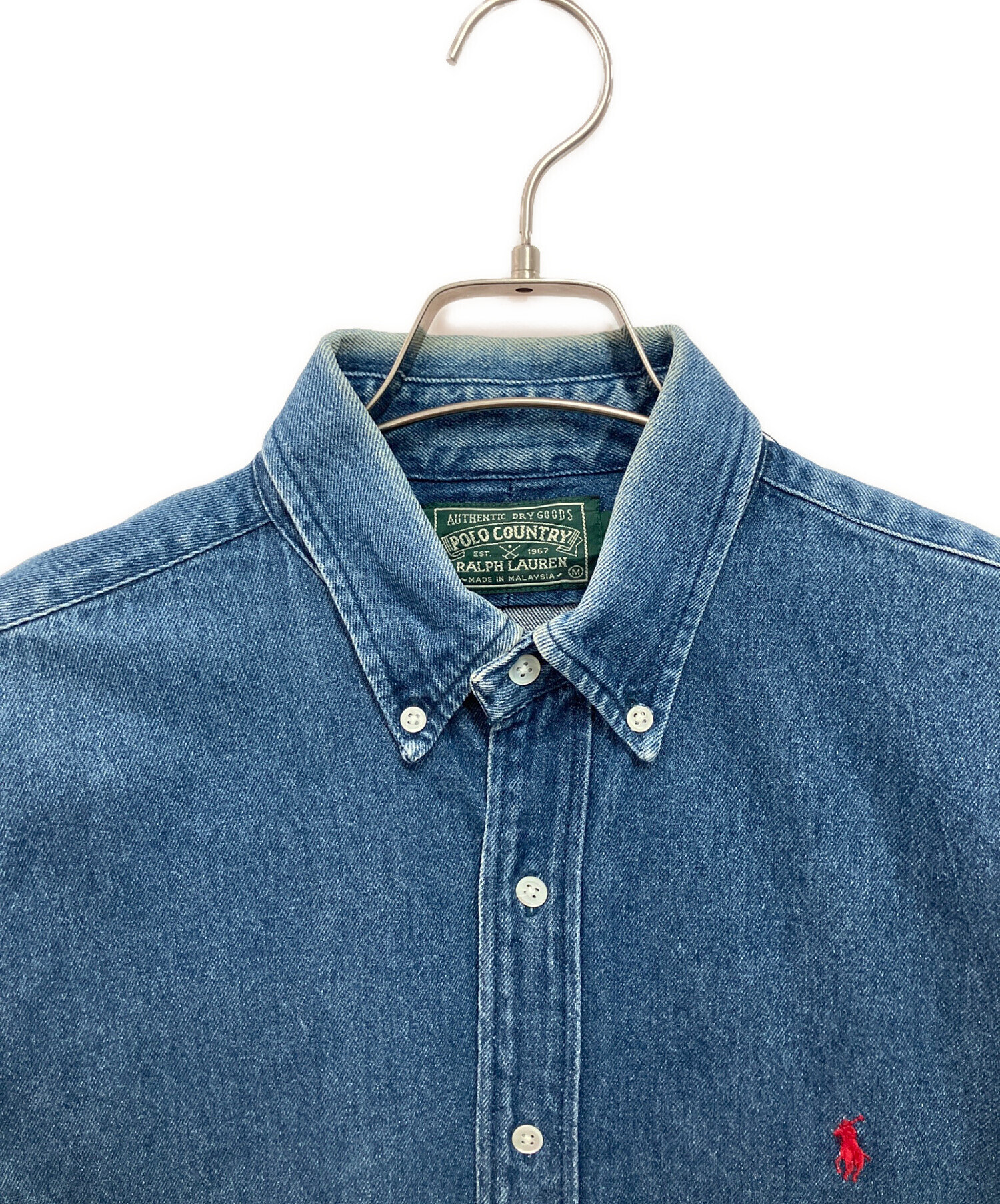 中古・古着通販】POLO COUNTRY (ポロカントリー) デニムシャツ