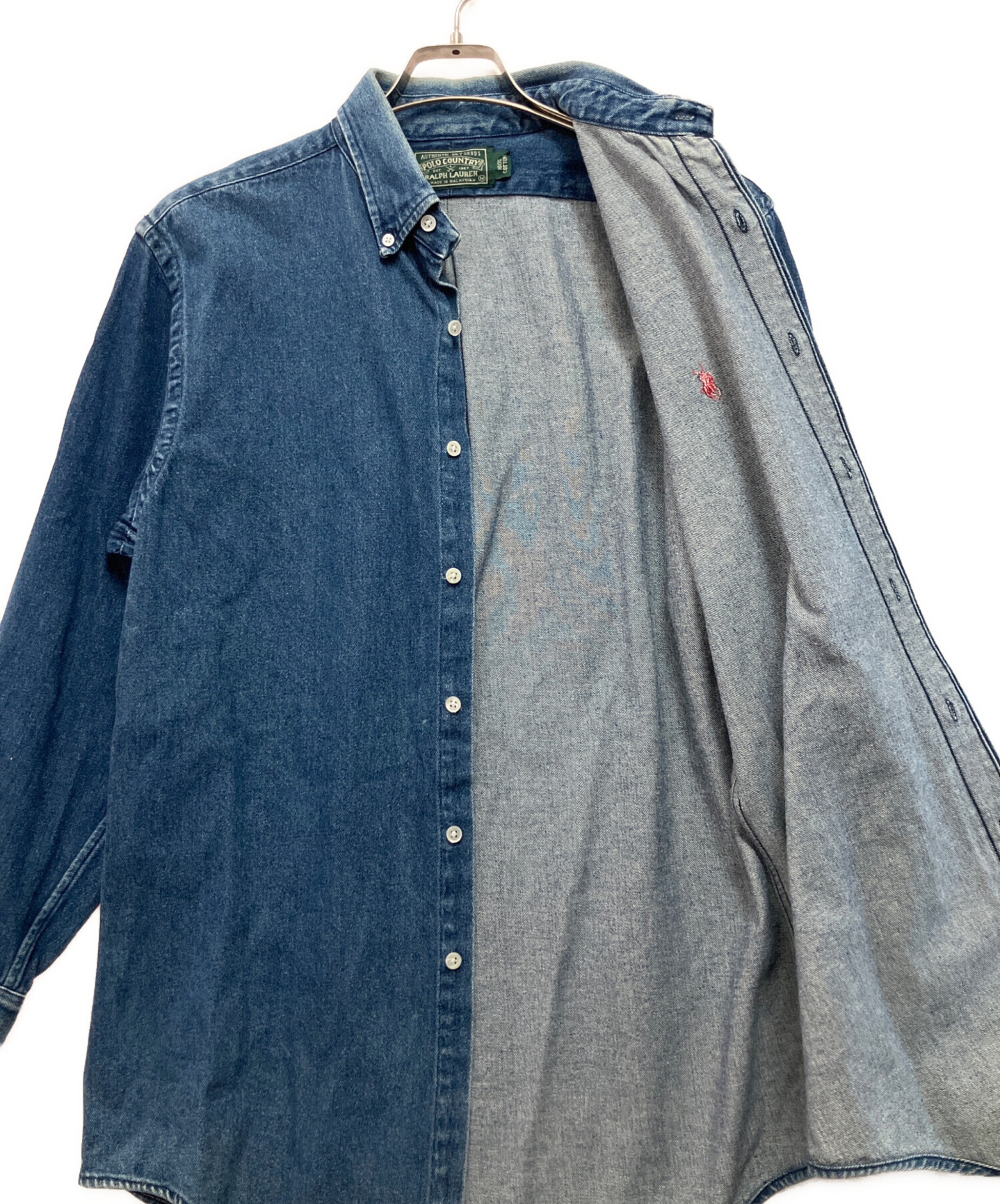 中古・古着通販】POLO COUNTRY (ポロカントリー) デニムシャツ