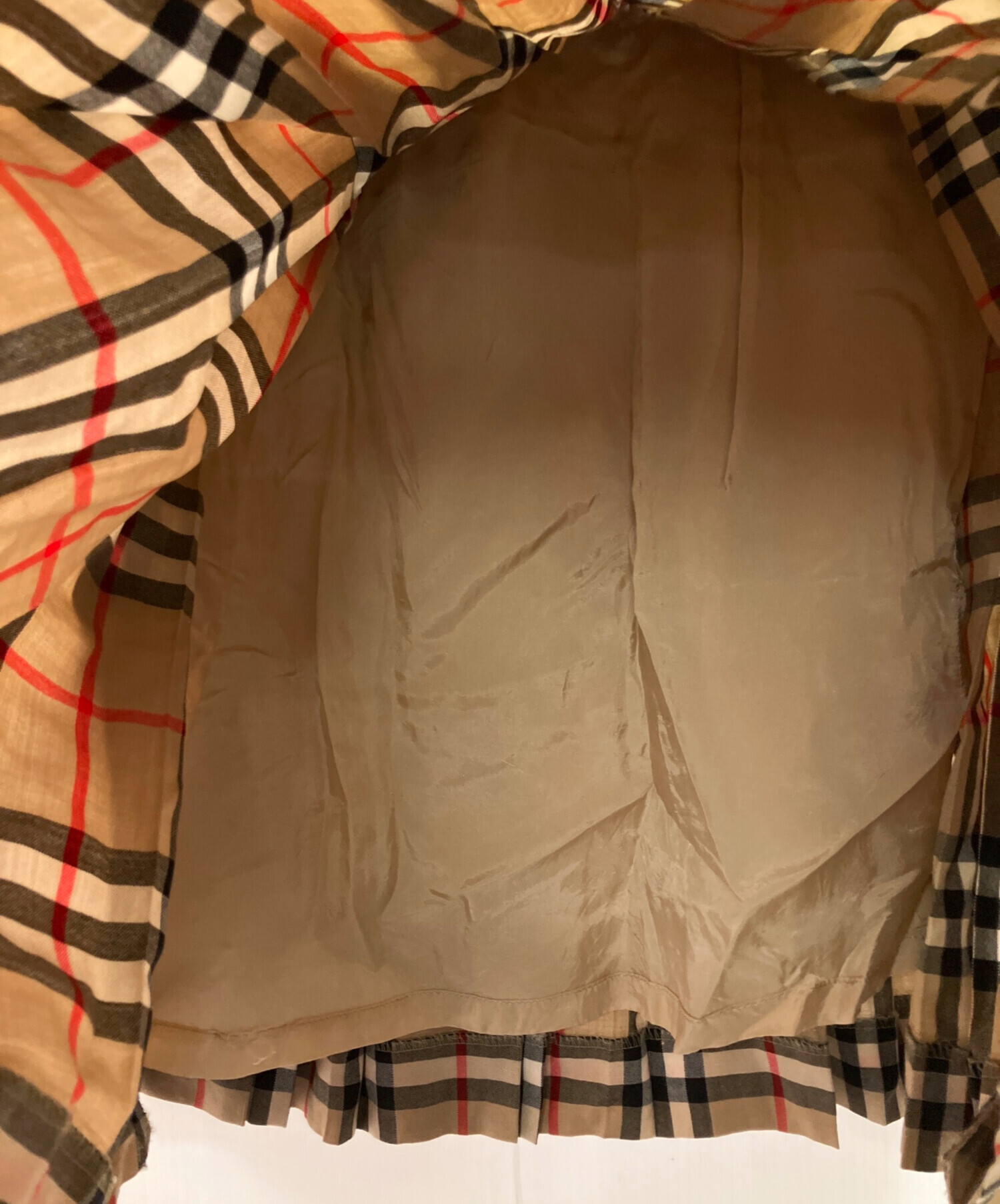 中古・古着通販】Burberry's (バーバリー) プリーツスカート ベージュ