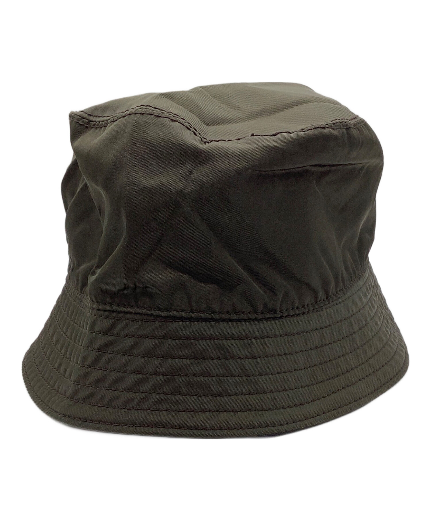 中古・古着通販】PRADA (プラダ) ロゴ刺繍ナイロンバケットハット