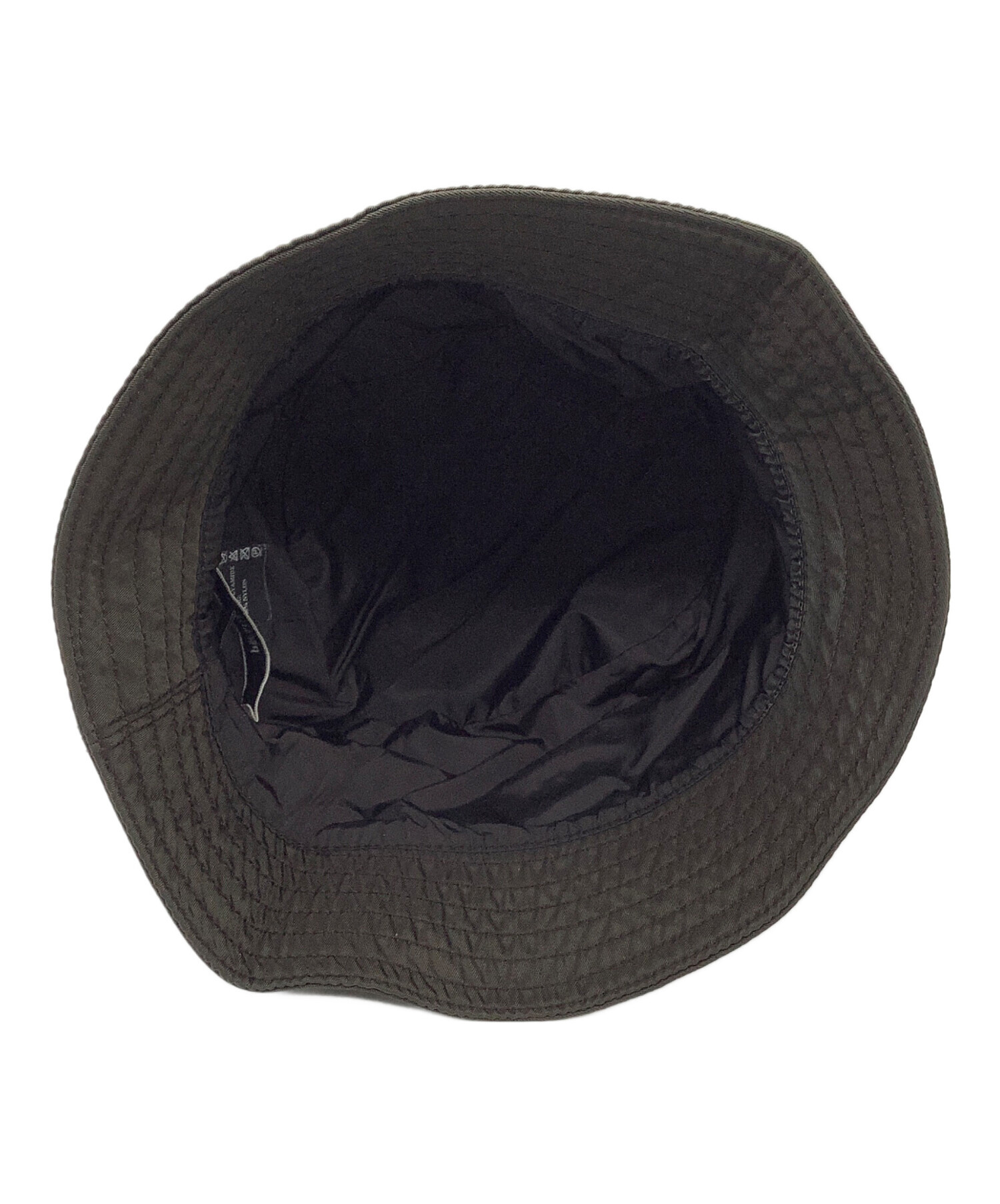 中古・古着通販】PRADA (プラダ) ロゴ刺繍ナイロンバケットハット