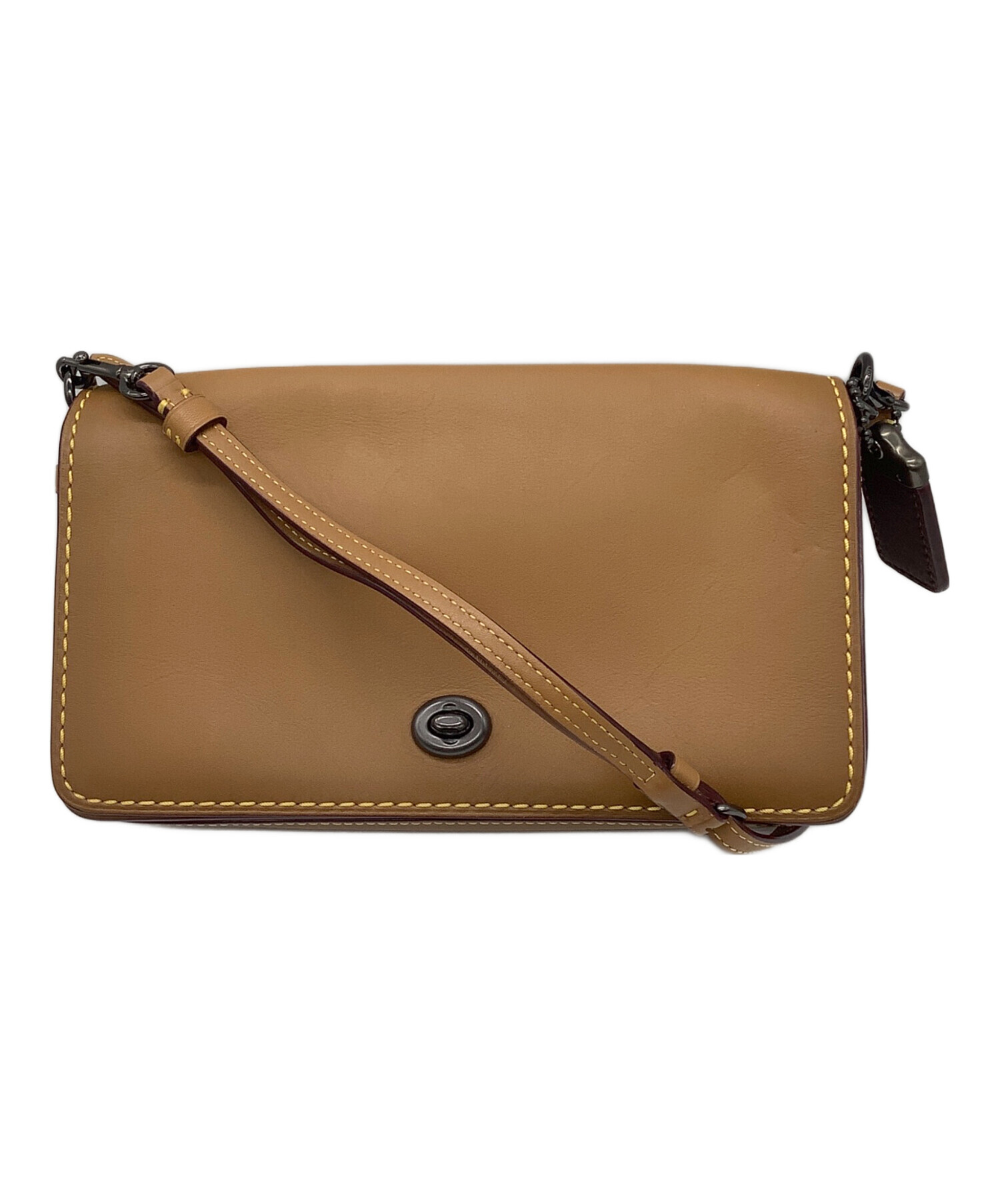 中古・古着通販】COACH (コーチ) ショルダーバッグ ブラウン｜ブランド 