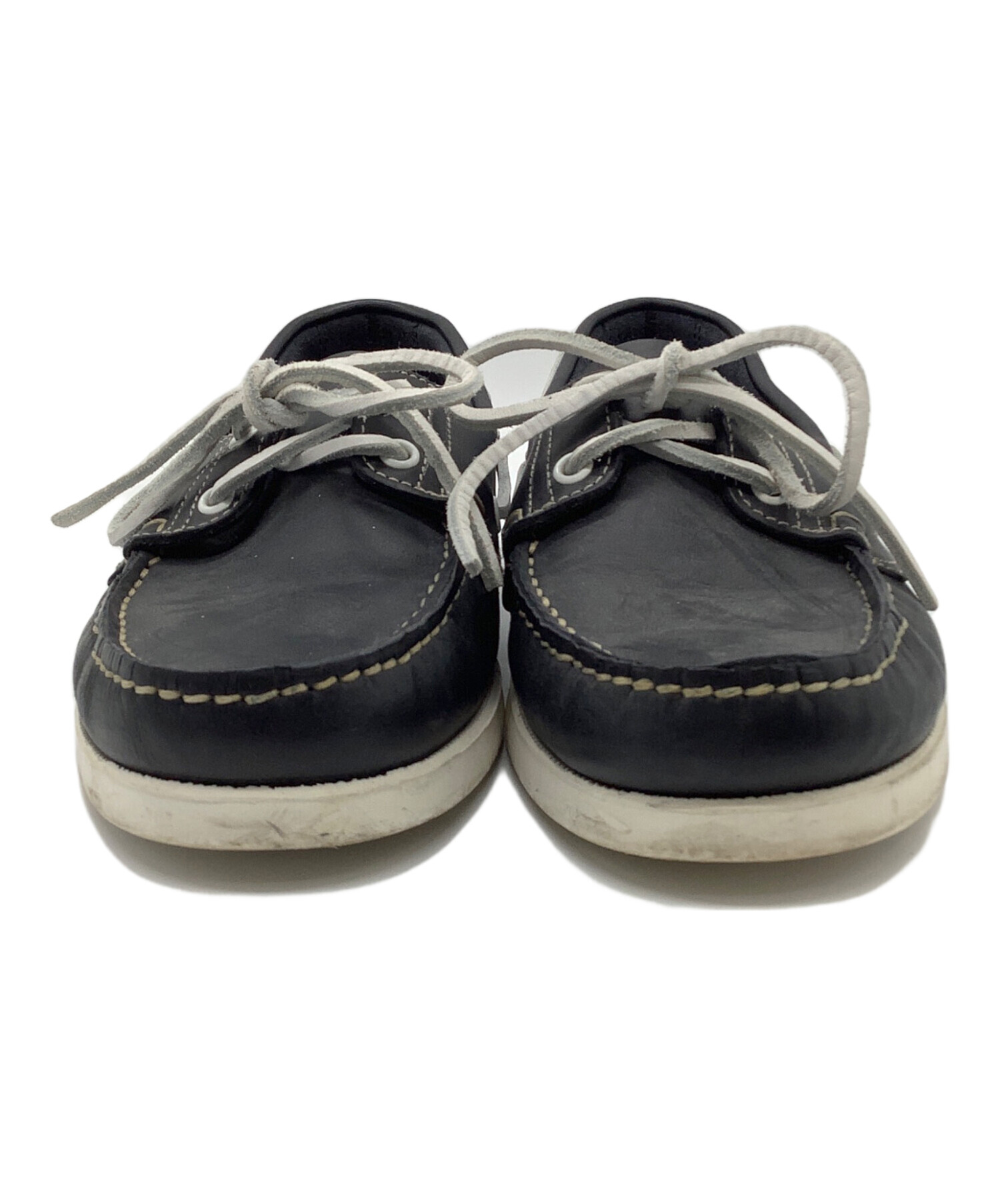 中古・古着通販】PARABOOT (パラブーツ) デッキシューズ ネイビー