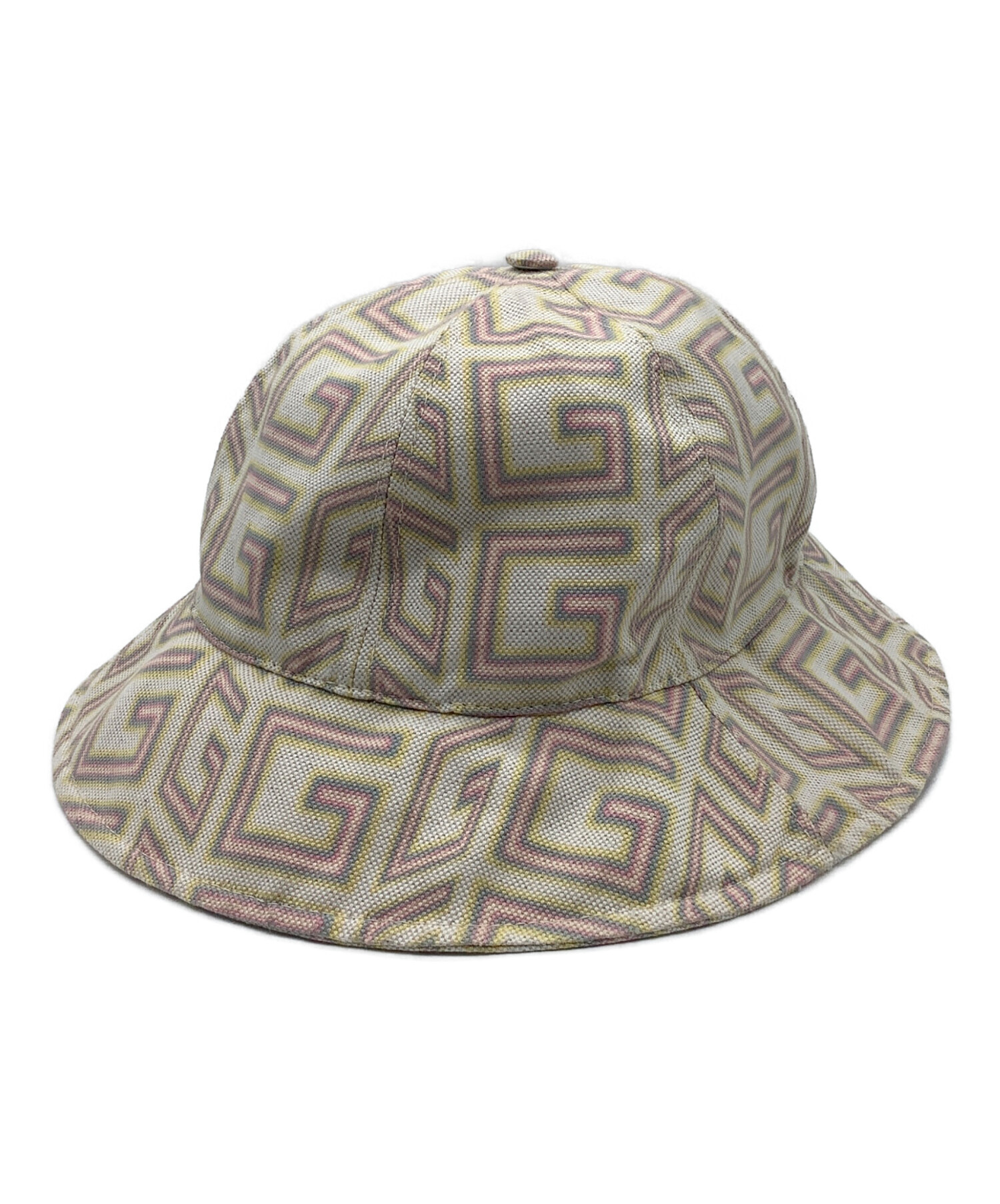Ｋ*様 GUCCI GGハットパターン　ハット 中古・古着通販】GUCCI (グッチ) GGロゴ ハット パステルカラー サイズ