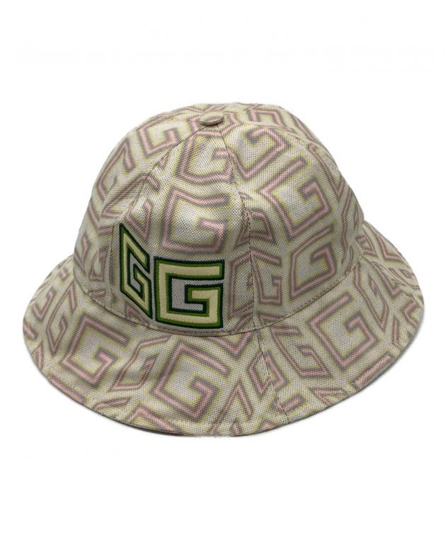 GUCCI ハット　GGマーク　M 中古・古着通販】GUCCI (グッチ) GGロゴ ハット パステルカラー サイズ
