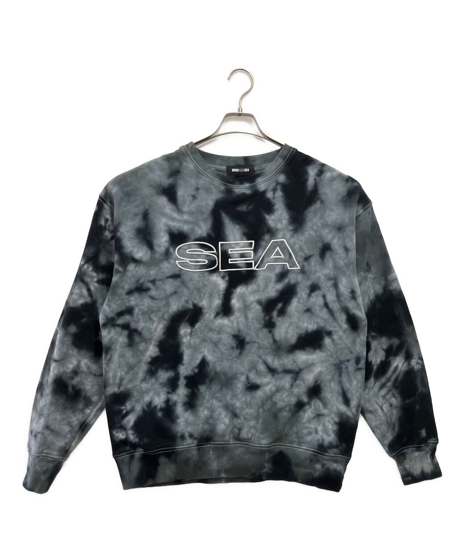 WIND AND SEA ウィンダンシー スウェット L 黒 【古着】【中古】【送料無料】 中古・古着通販】WIND AND SEA (ウィンダンシー) スウェット ブラック