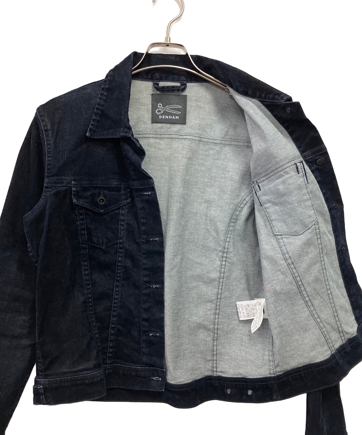 中古・古着通販】Denham (デンハム) デニムジャケット ブラック サイズ