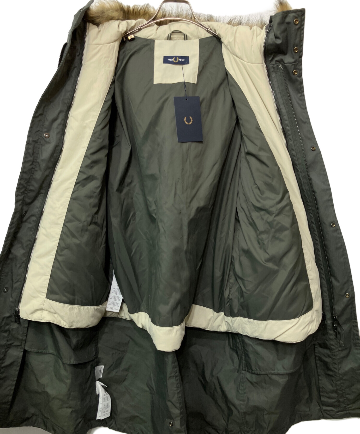 中古・古着通販】FRED PERRY (フレッドペリー) ライナー付モッズコート
