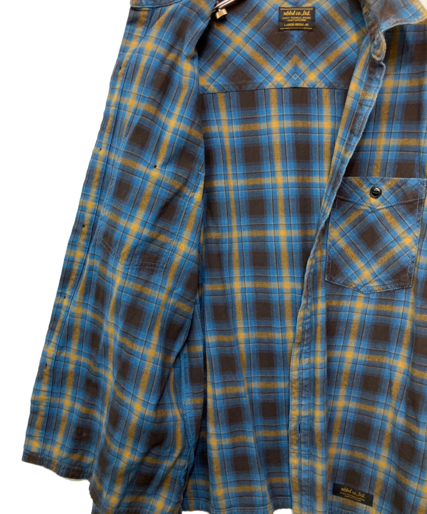 中古・古着通販】NEIGHBORHOOD (ネイバーフッド) 長袖シャツ ブルー