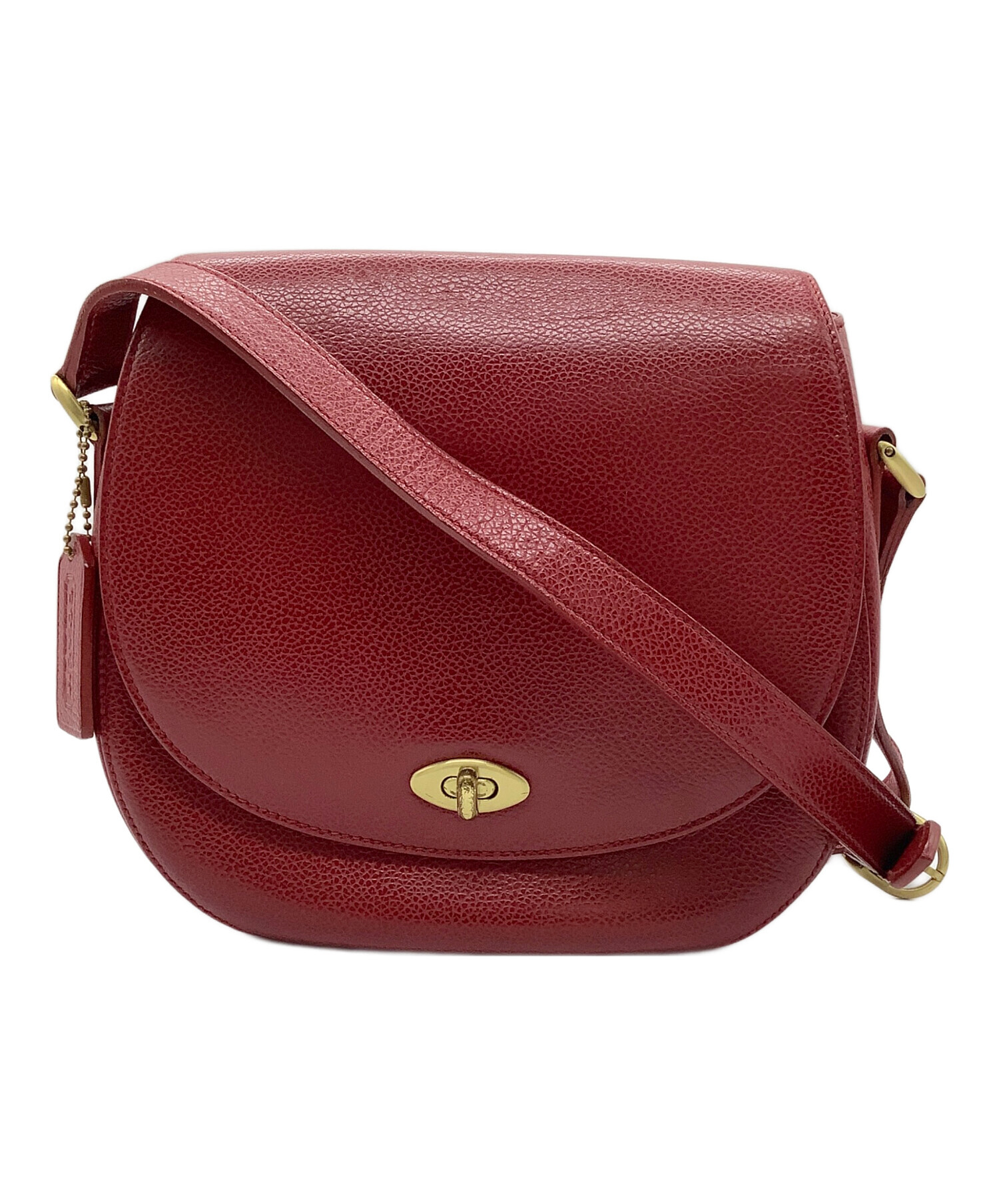 COACH コーチ ショルダーバッグ  赤 【古着】【中古】【送料無料】 中古・古着通販】COACH (コーチ) ショルダーバッグ レッド｜ブランド