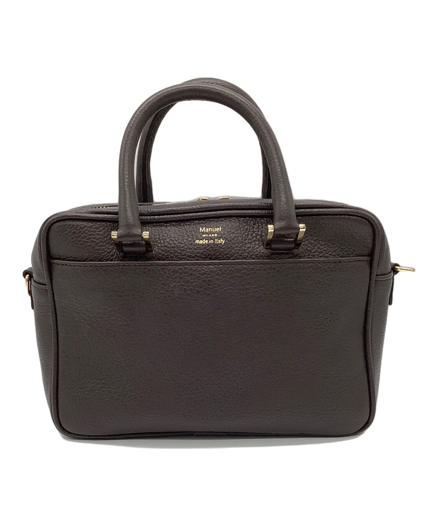 中古・古着通販】Manuel MILANO (マニュエルミラノ) 2WAYレザーバッグ 