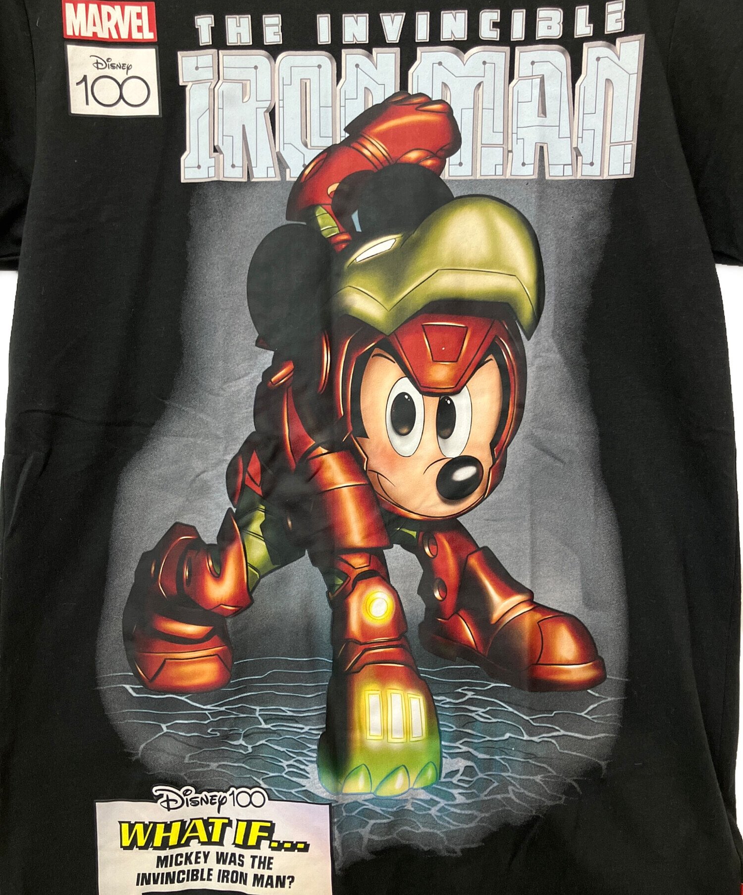 中古・古着通販】MARVEL (マーベル) 半袖Tシャツ ブラック サイズ:L 
