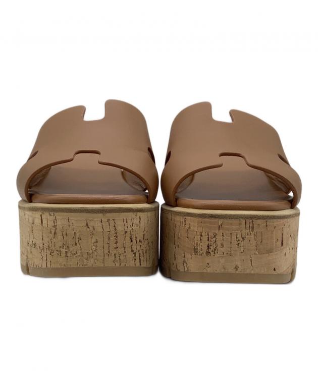 中古・古着通販】HERMES (エルメス) エズ30 サンダル ブラウン サイズ