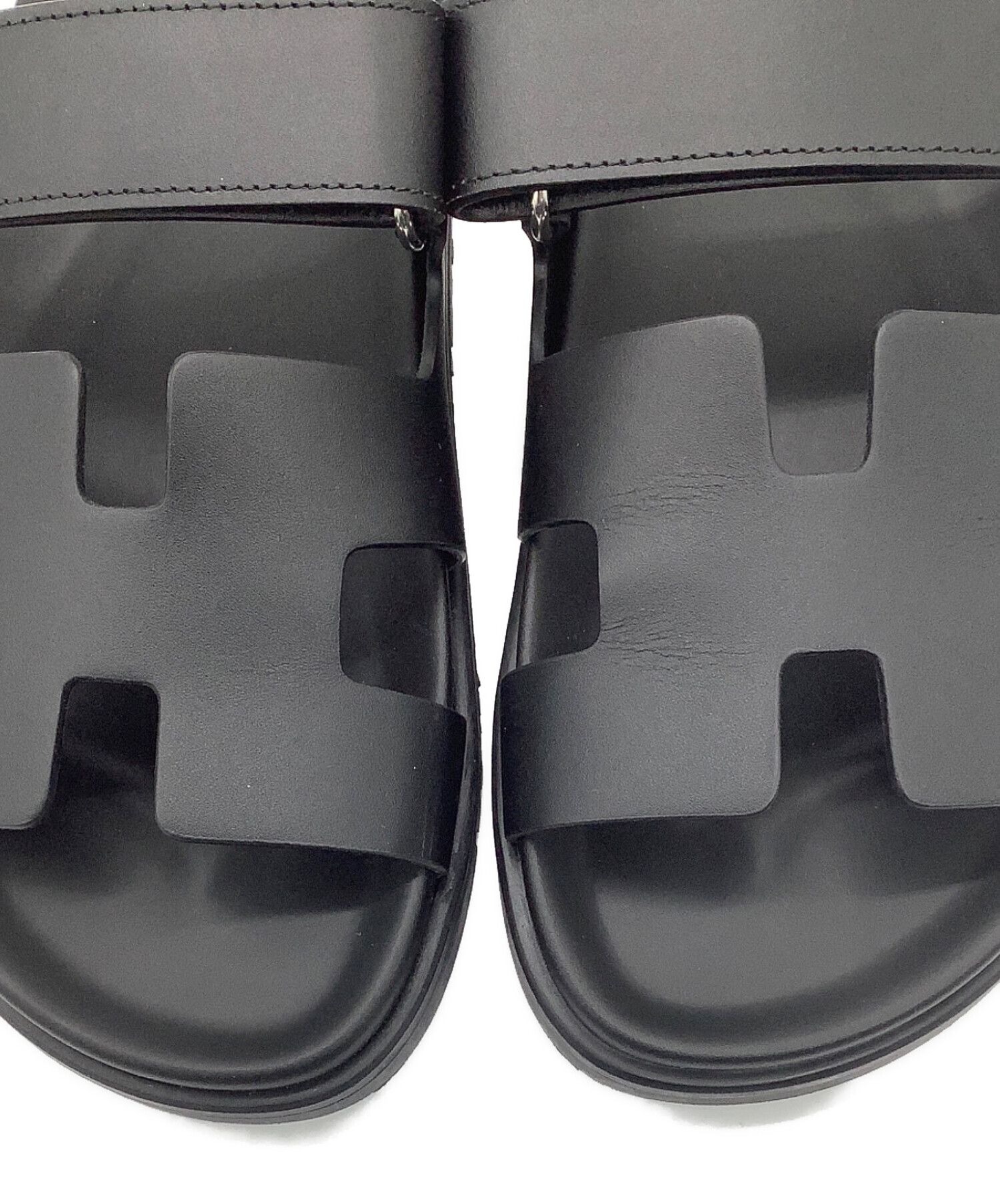 中古・古着通販】HERMES (エルメス) シプレ サンダル ブラック サイズ 
