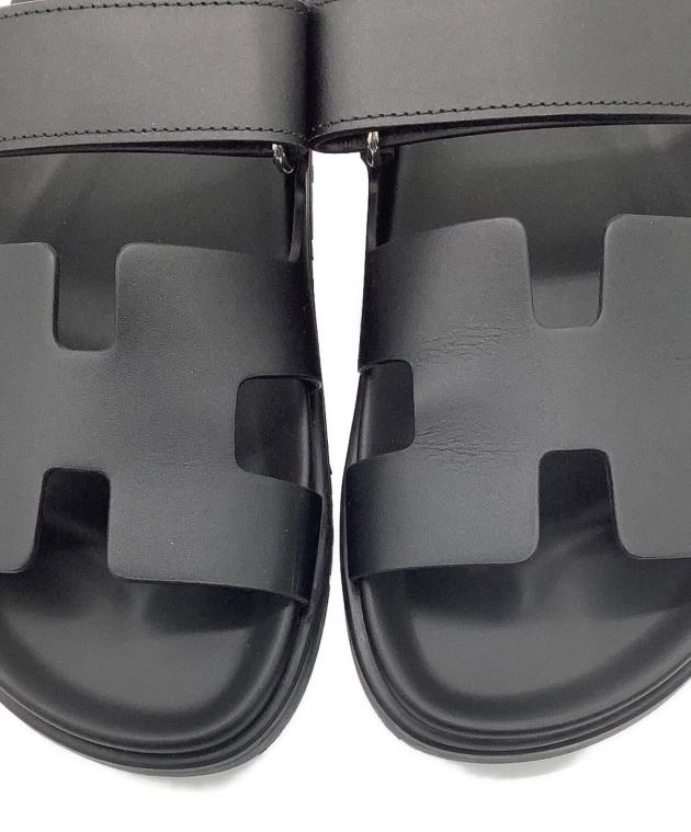 中古・古着通販】HERMES (エルメス) シプレ サンダル ブラック サイズ