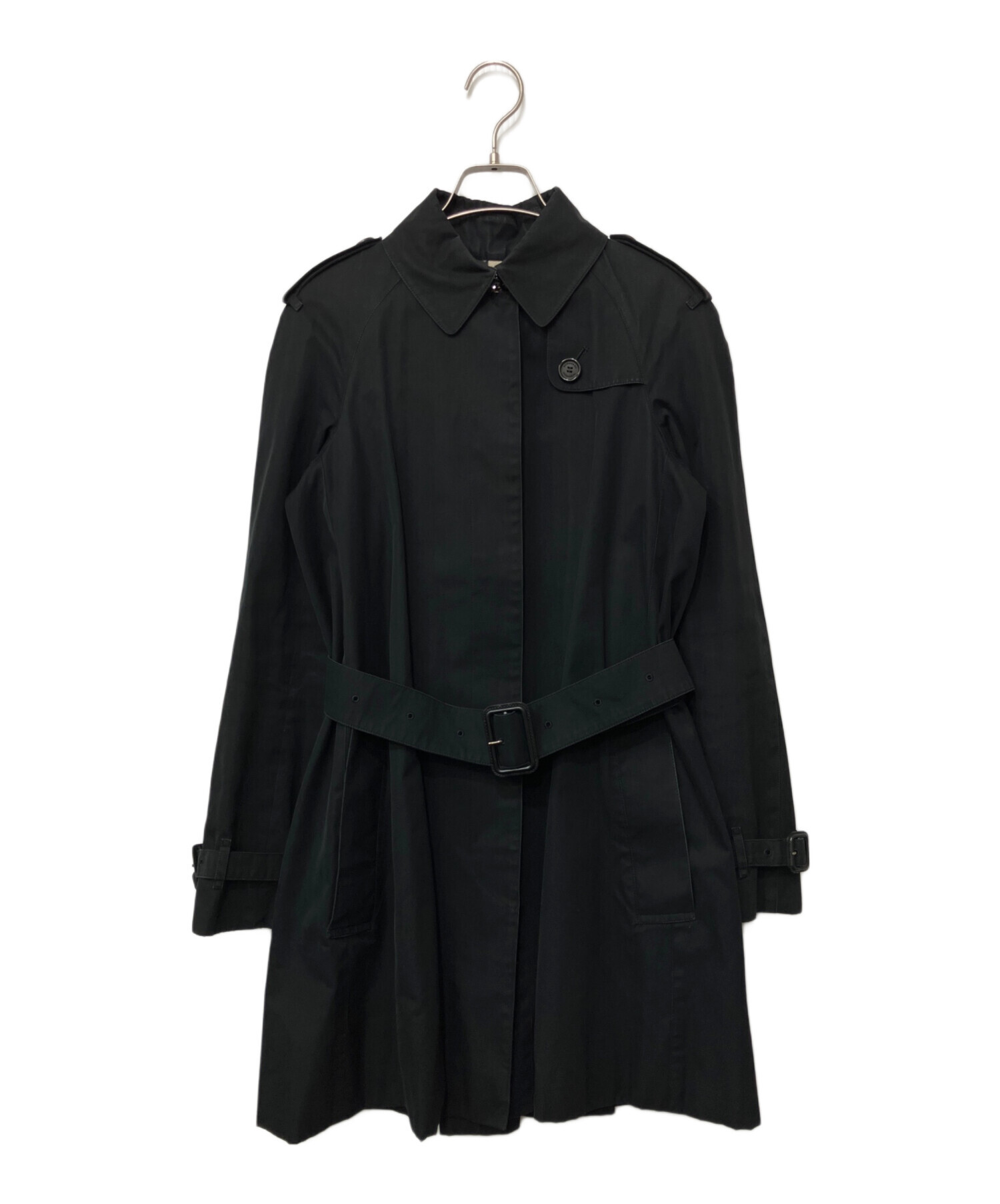 中古・古着通販】BURBERRY (バーバリー) トレンチコート ブラック