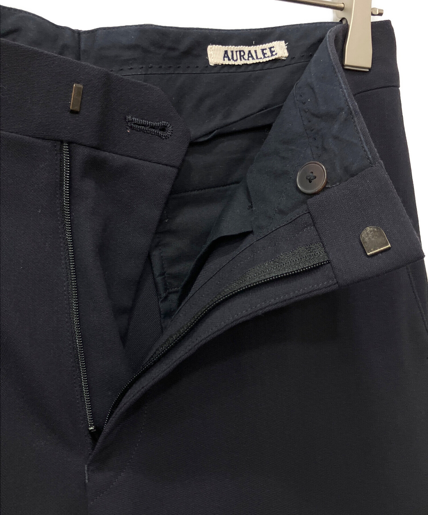 中古・古着通販】AURALEE (オーラリー) スラックス ネイビー サイズ:3