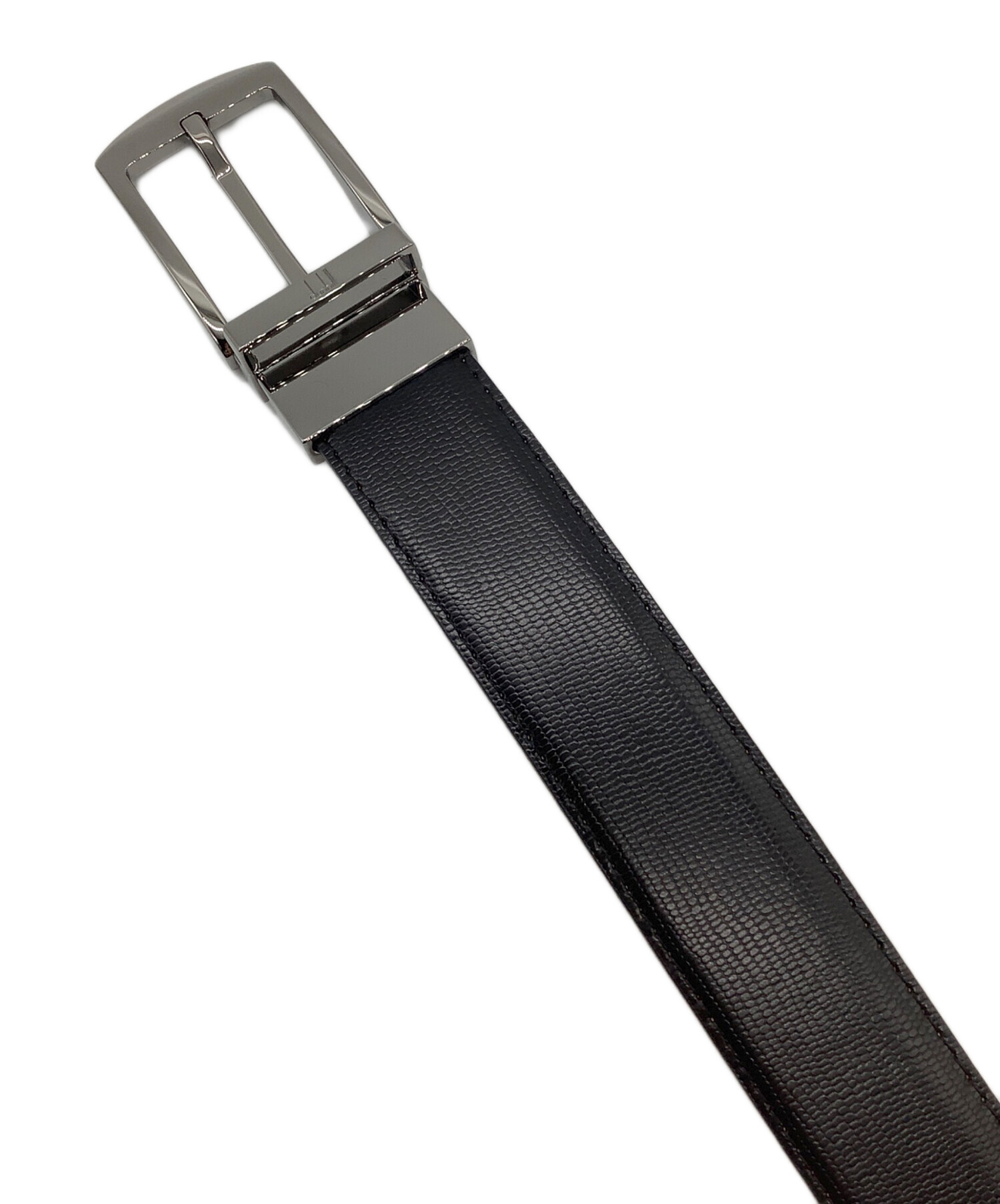 未使用 dunhill ダンヒル レザーベルト D-Eight ブラック 本革 中古・古着通販】dunhill (ダンヒル) レザーベルト ブラック×ブラウン