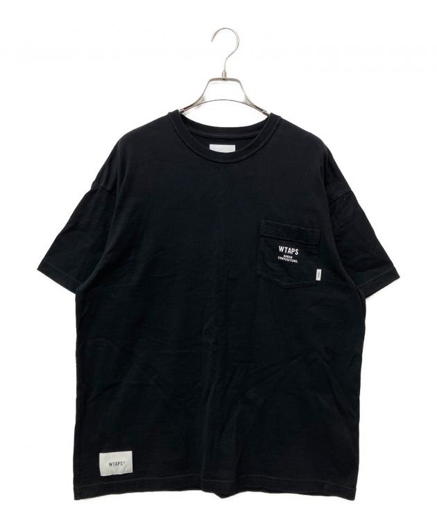WTAPS チノパン サイズX03 ブラック　中古 中古・古着通販】WTAPS (ダブルタップス) 半袖Tシャツ ブラック サイズ