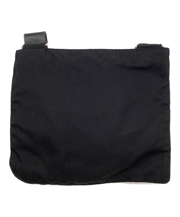 中古・古着通販】PRADA (プラダ) ナイロンショルダーバッグ ブラック