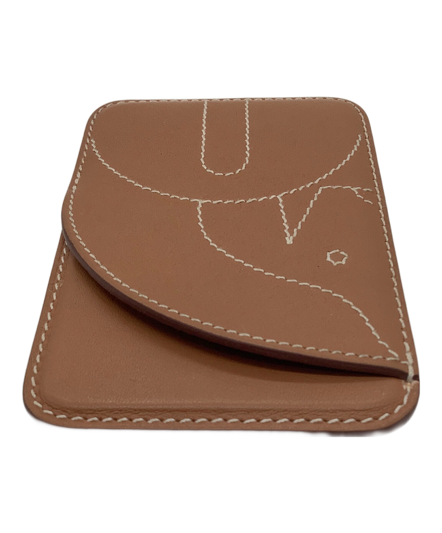 HERMES エルメス 財布・ケース - ベージュ 【古着】【中古】 中古・古着通販】HERMES (エルメス) エマン・シュヴァル ヴォー