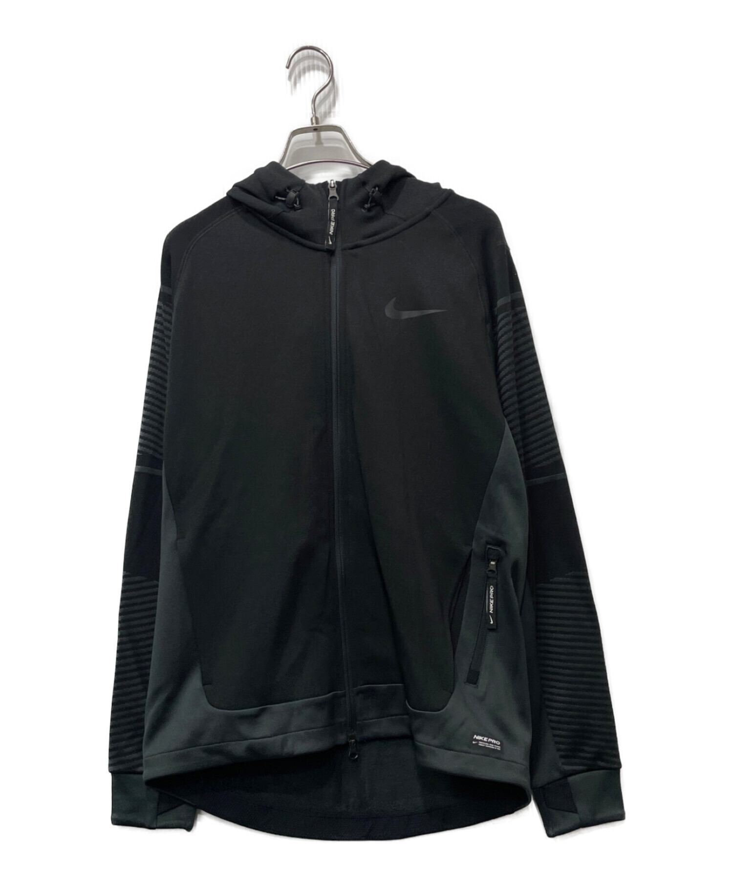 中古・古着通販】NIKE (ナイキ) ジップパーカー ブラック サイズ:L 未 