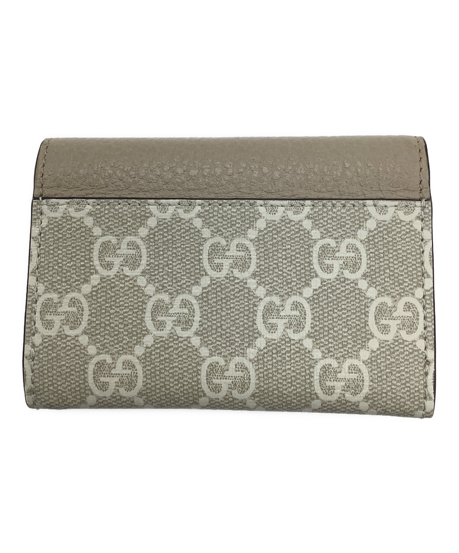 GUCCI グッチ 財布・ケース  グレー 【古着】【中古】【送料無料】 【古着】【中古】 中古・古着通販】GUCCI (グッチ) ダブルG カードケース（名刺入れ