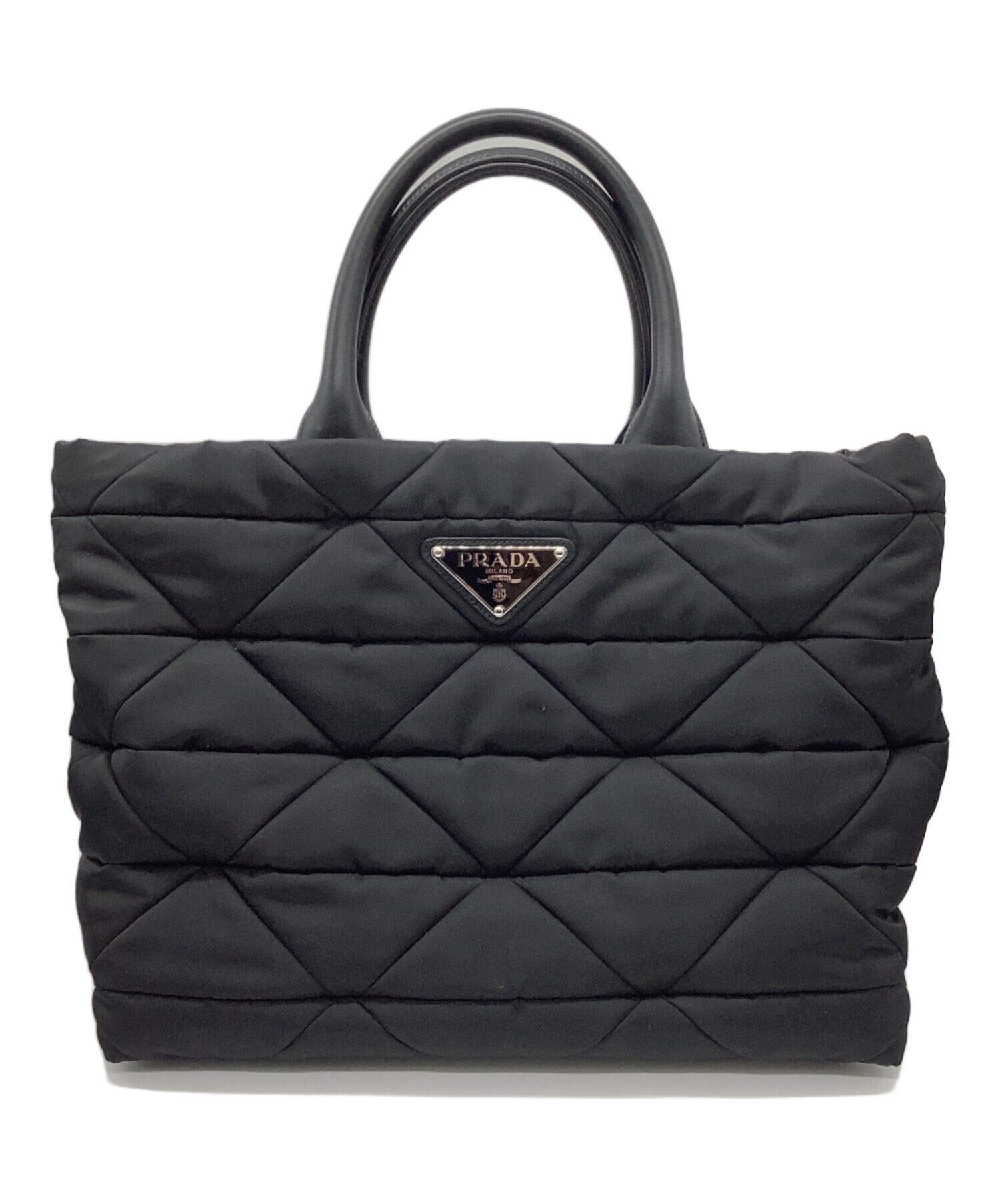 中古・古着通販】PRADA (プラダ) ミディアム パデッド Re-Nylon トート 