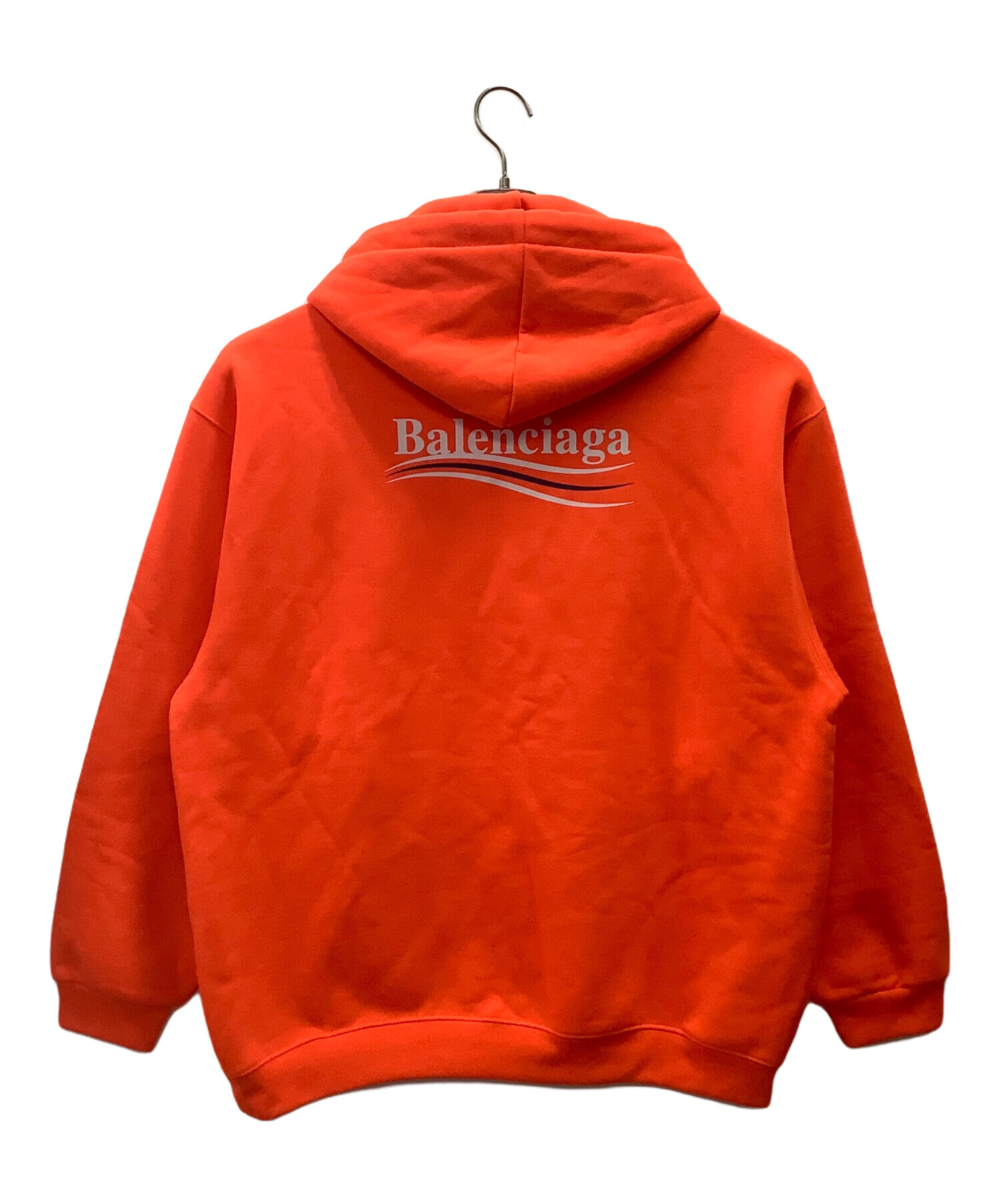 中古・古着通販】BALENCIAGA (バレンシアガ) LOGO HOODIE オレンジ