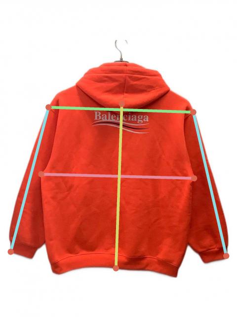 中古・古着通販】BALENCIAGA (バレンシアガ) LOGO HOODIE オレンジ