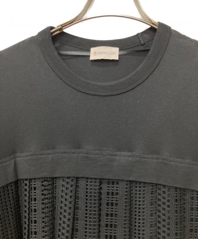 中古・古着通販】MONCLER (モンクレール) 半袖ワンピース ブラック