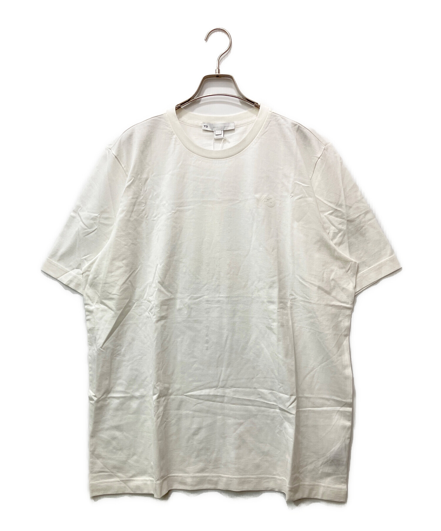 中古・古着通販】Y-3 (ワイスリー) Tシャツ ホワイト サイズ:XL 未使用 