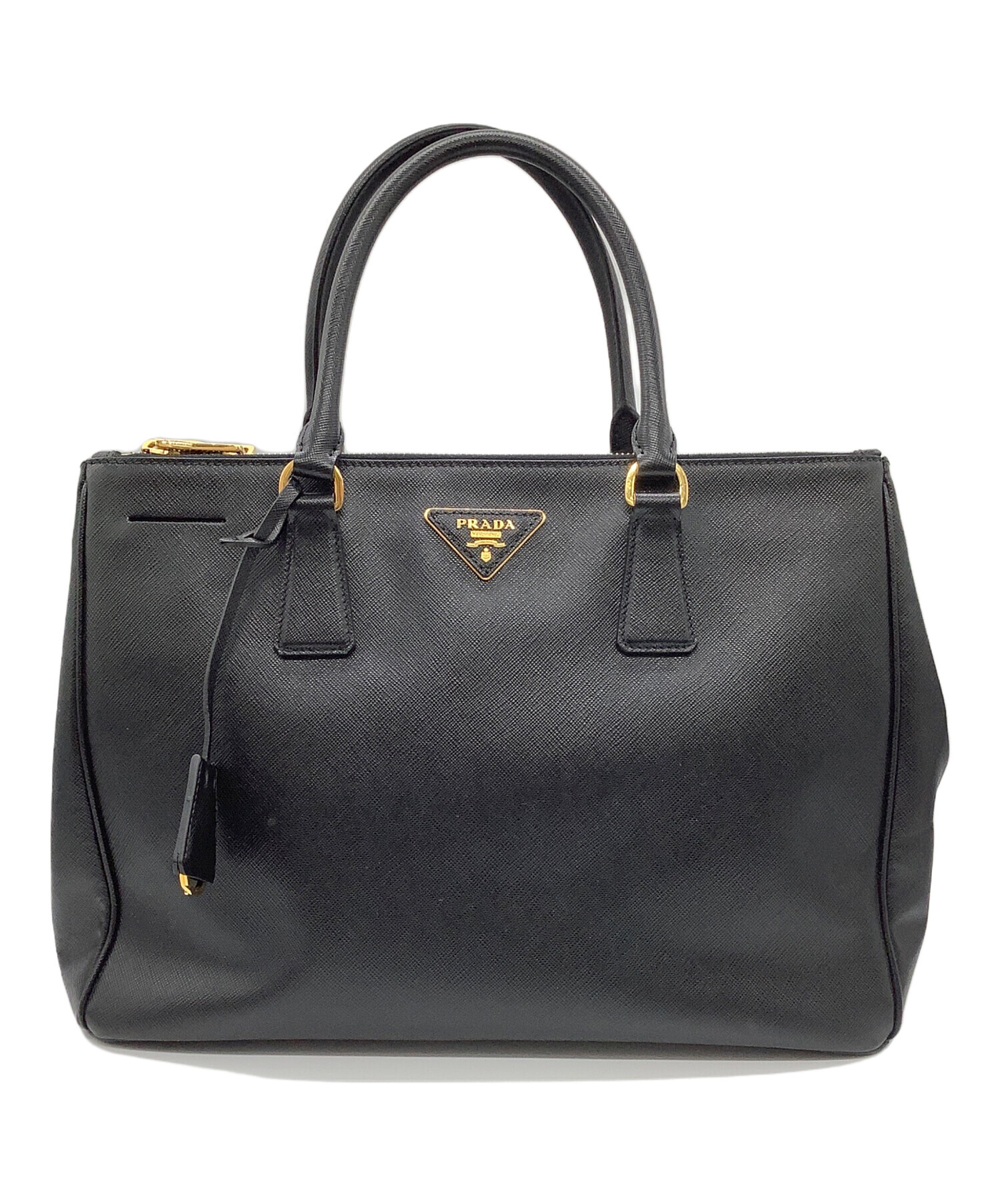 中古・古着通販】PRADA (プラダ) SAFFIANO LUX 2WAYバッグ ブラック 
