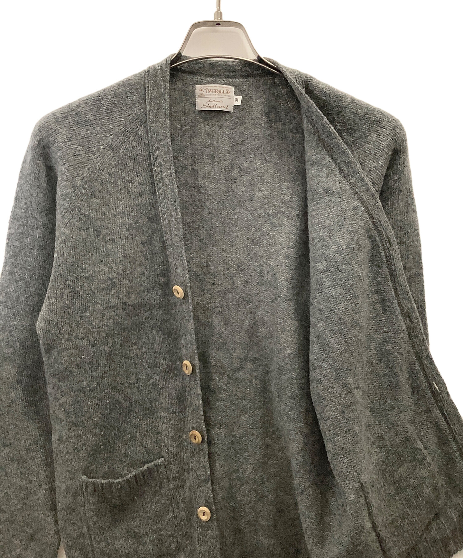 中古・古着通販】INVERALLAN (インバーアラン) カーディガン グレー 