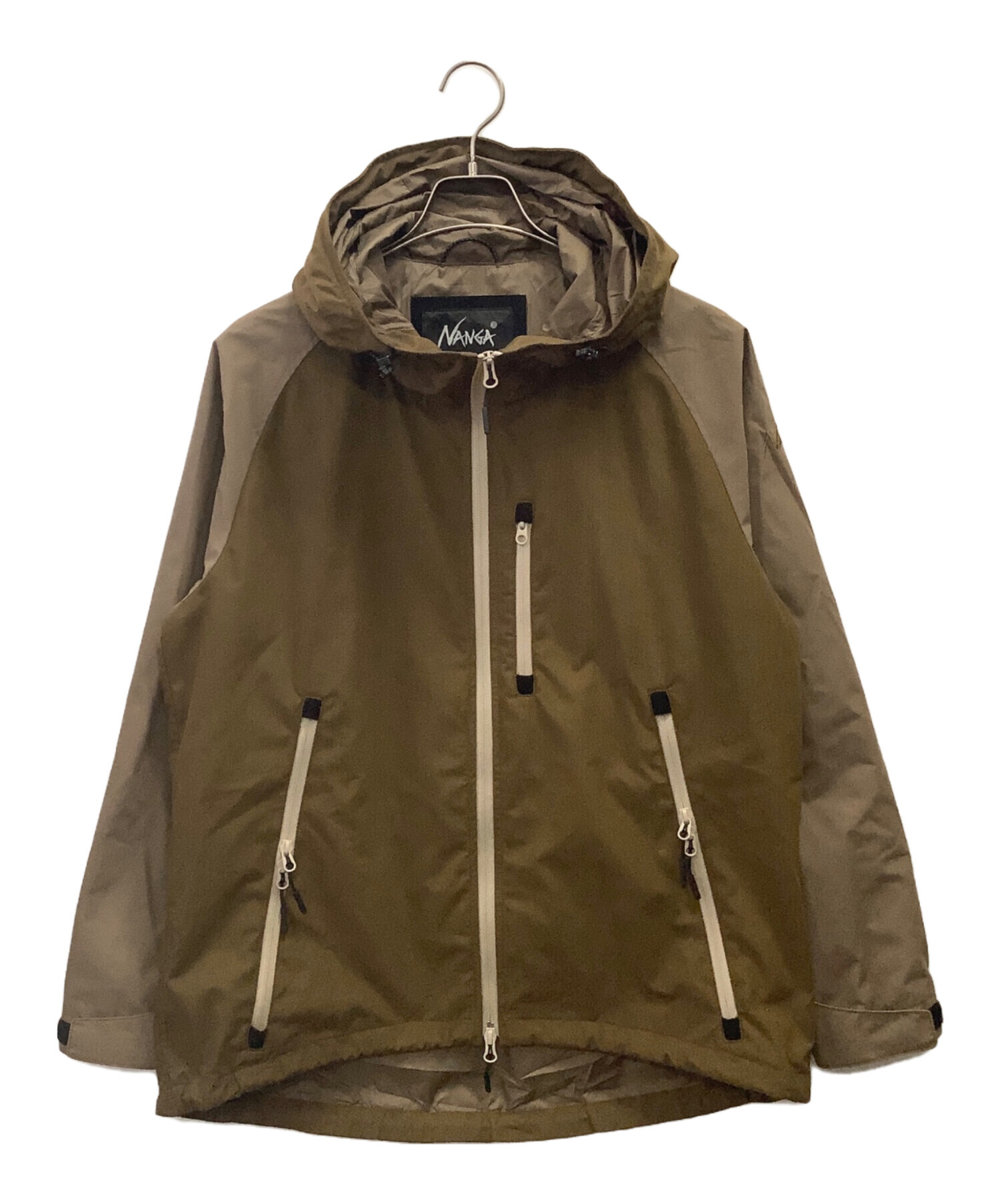 中古・古着通販】NANGA (ナンガ) TAKIBI切替シェルブルゾン ベージュ