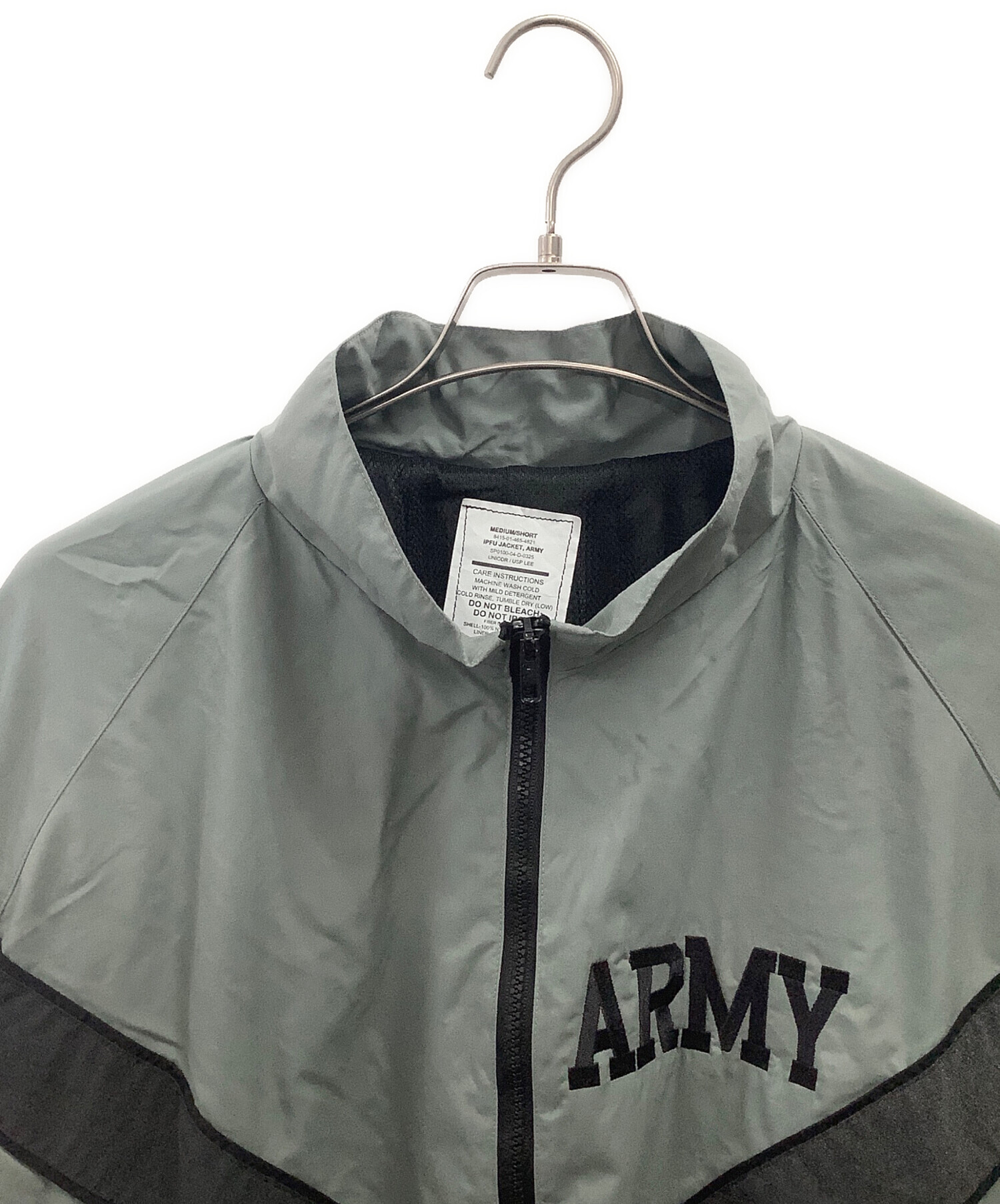 古着 ミリタリージャケット トレーニングジャケット リフレクター ARMY JWOD SKILCRAFT デジカモ LARGE-REGULAR  グレー系 メンズ US 古着 ミリタリージャケット トレーニングジャケット リフレクター
