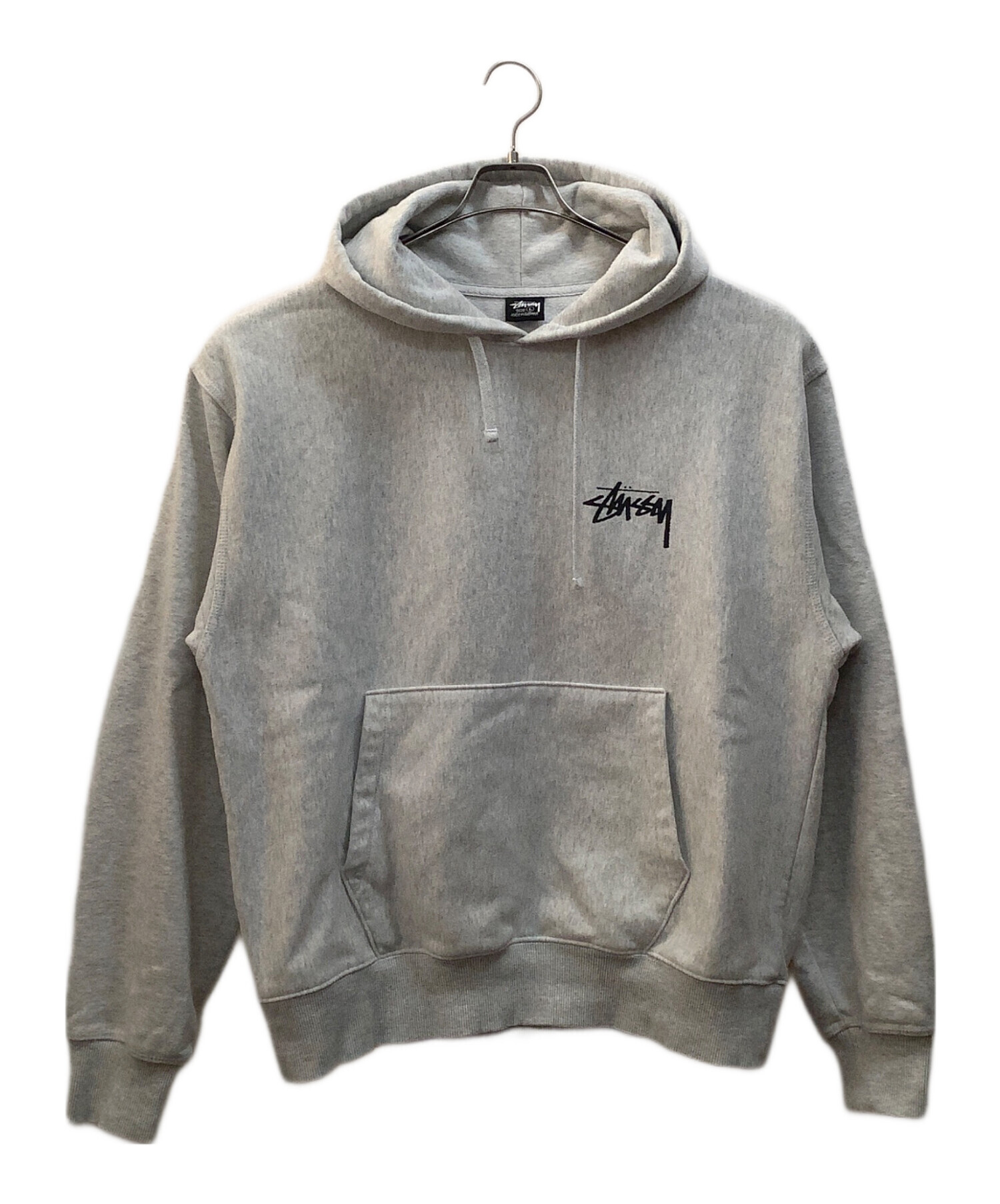 【美品】 ステューシー ディッキーズ コラボ ジャケット ロゴ グレー 中古・古着通販】stussy (ステューシー) CLASSIC DOT HOODIE グレー
