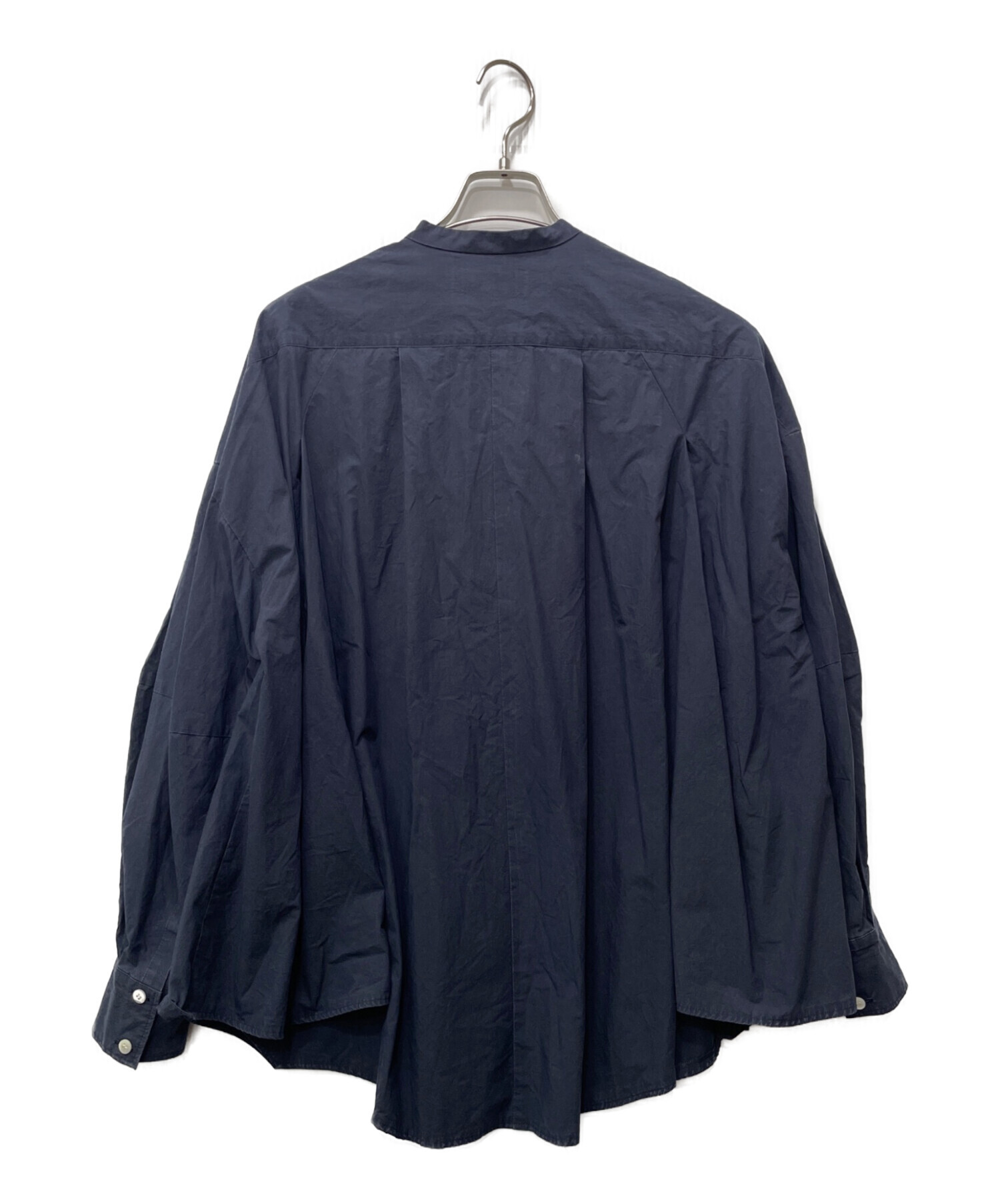中古・古着通販】ENFOLD (エンフォルド) HEXAGON SHIRT ネイビー