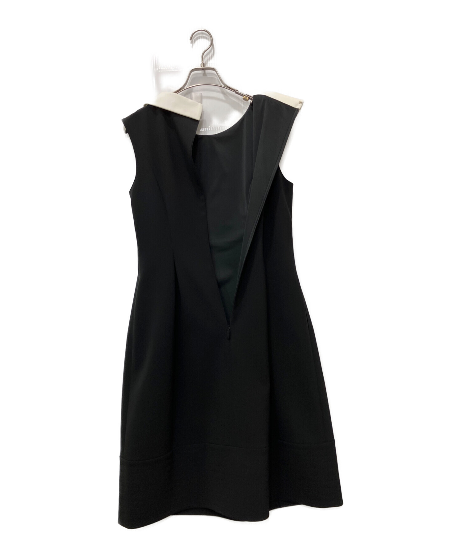 René ルネ ノースリーブウォッシャブルワンピース 中古・古着通販】Rene (ルネ) ノースリーブワンピース ブラック