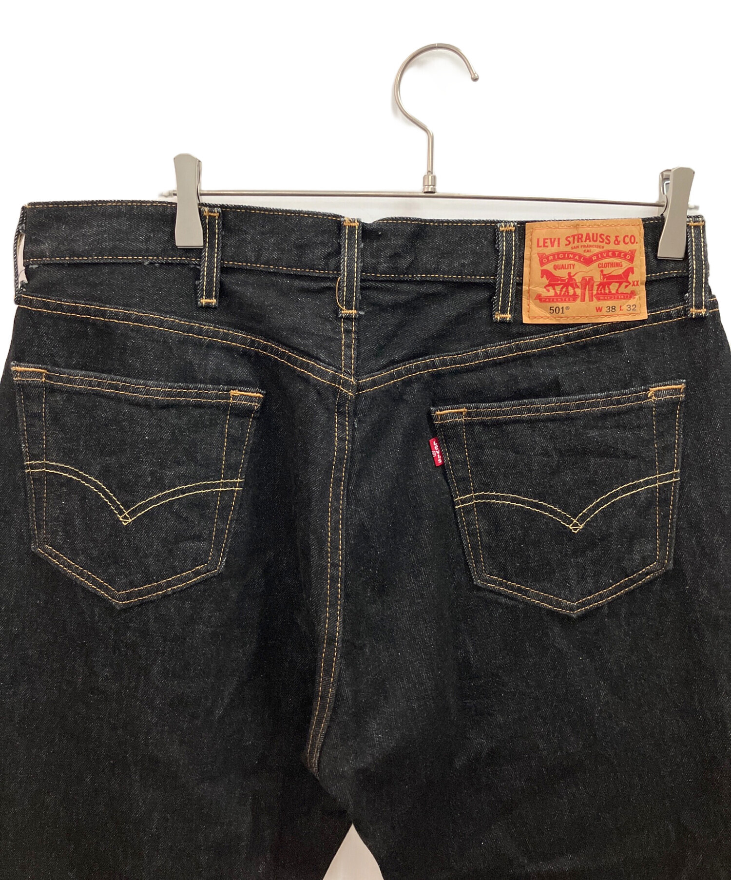 中古・古着通販】LEVI'S (リーバイス) デニムパンツ ブラック サイズ