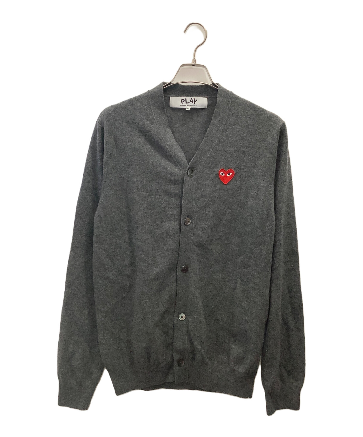 【未使用】PLAY COMME des GARÇONS カーディガン L 中古・古着通販】PLAY COMME des GARCONS (プレイコムデギャルソン