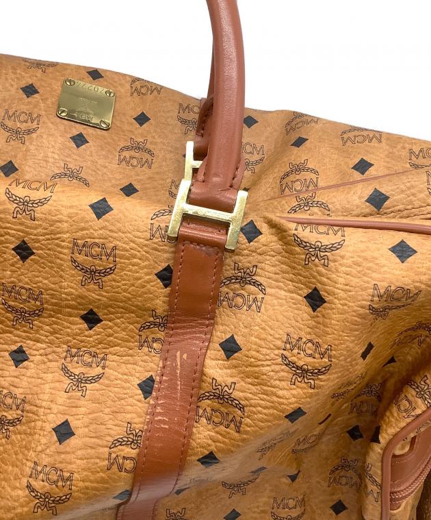 中古・古着通販】MCM (エムシーエム) ボストンバッグ ブラウン