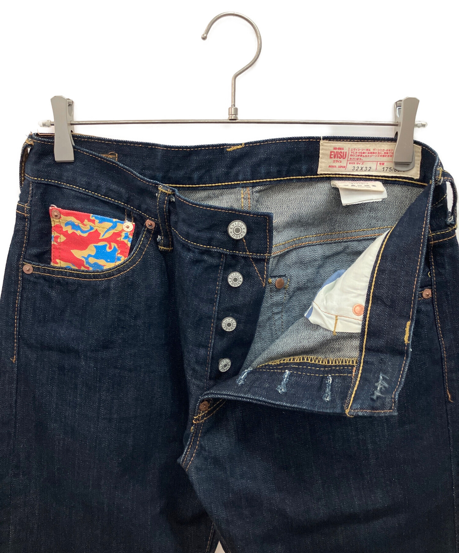 中古・古着通販】EVISU (エヴィス) デニムパンツ インディゴ サイズ:32