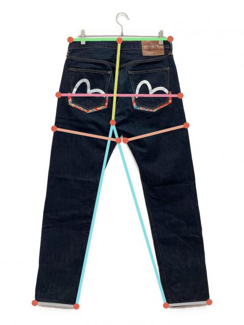 中古・古着通販】EVISU (エヴィス) デニムパンツ インディゴ サイズ:32