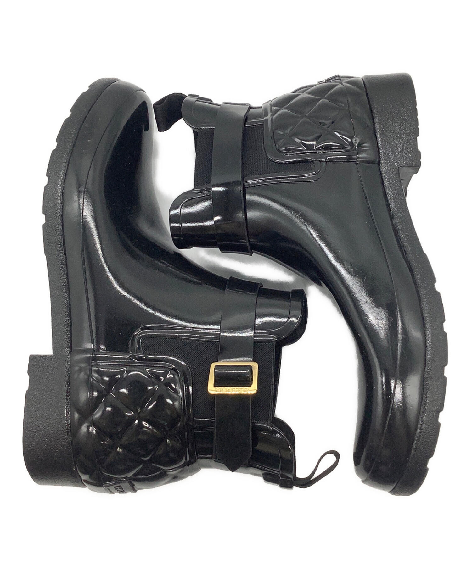 中古・古着通販】HUNTER (ハンター) レインシューズ ブラック サイズ