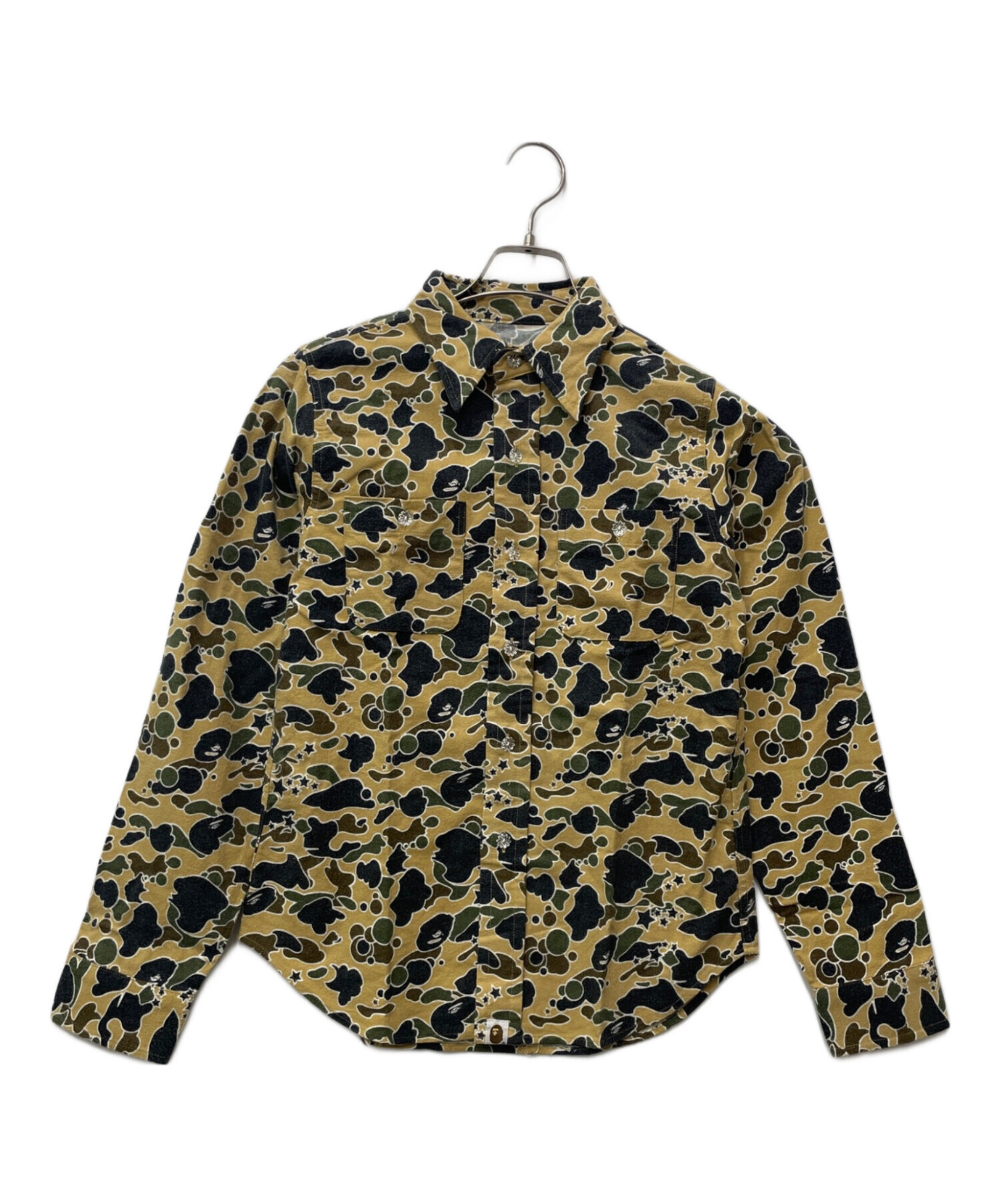 A BATHING APE アベイシングエイプ/長袖シャツ/AST8047/Bランク/64【中古】 中古・古着通販】A BATHING APE (アベイシングエイプ) 長袖シャツ